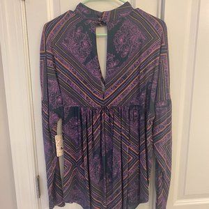 Free People Womens Small V-Neck